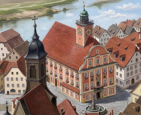 Historische Ansicht Rathaus Eichstätt